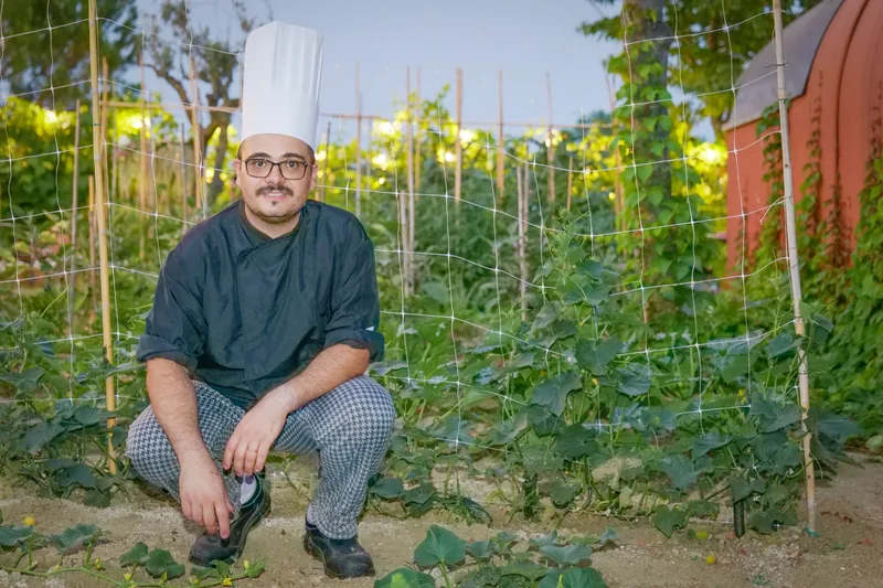 Antonio e l'orto di Vecciano