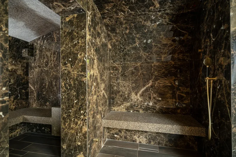 Il bagno turco in marmo