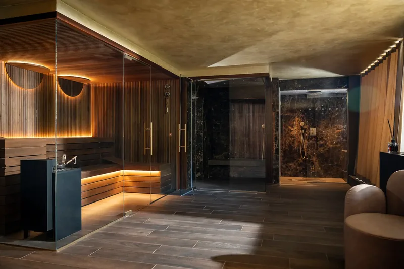 Sauna finlandese e bagno turco